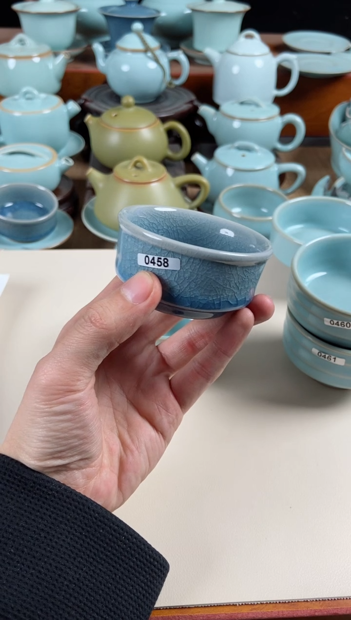 【闪购商品】其他458号微瑕扳指杯原泥胎支钉烧