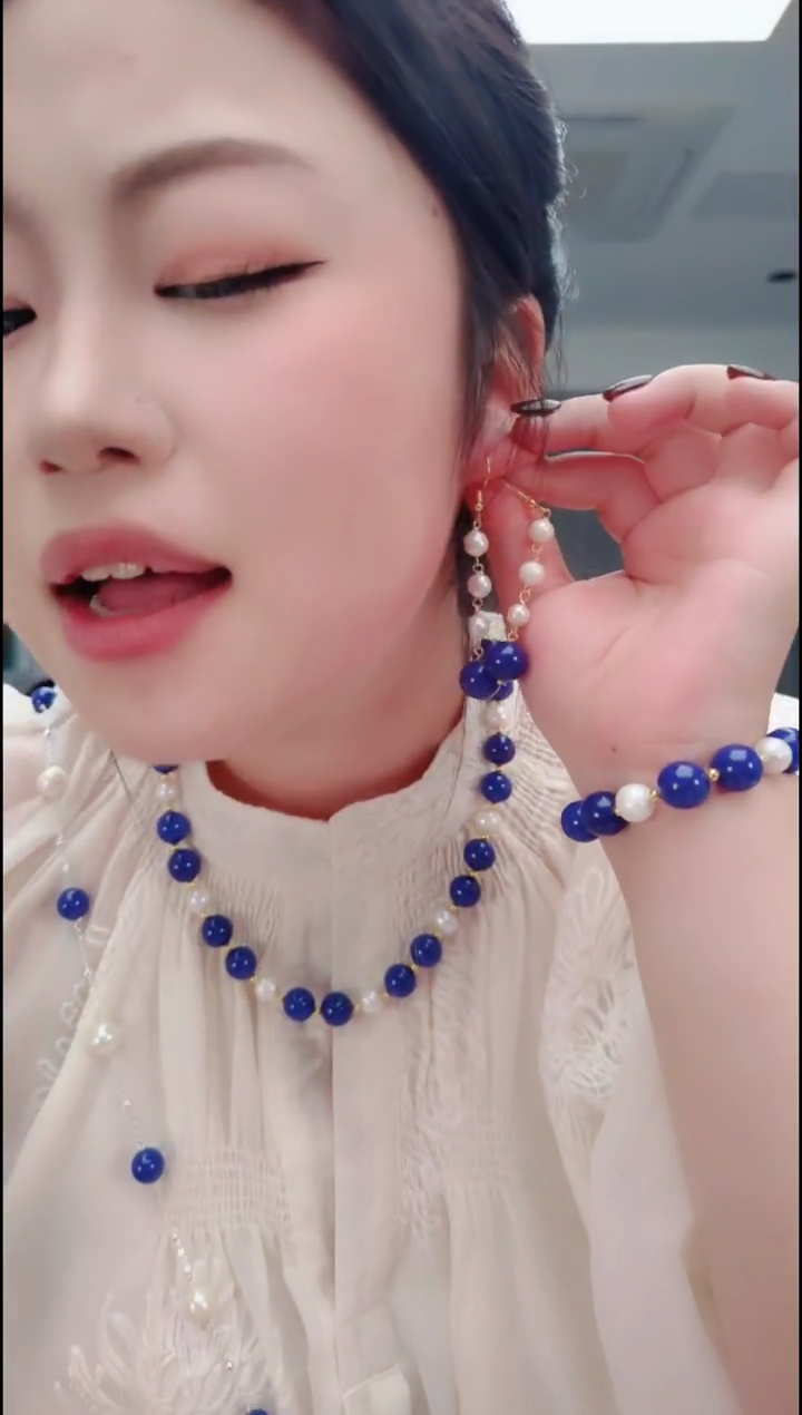 颈饰未镶嵌淡水珍珠2314耳坠