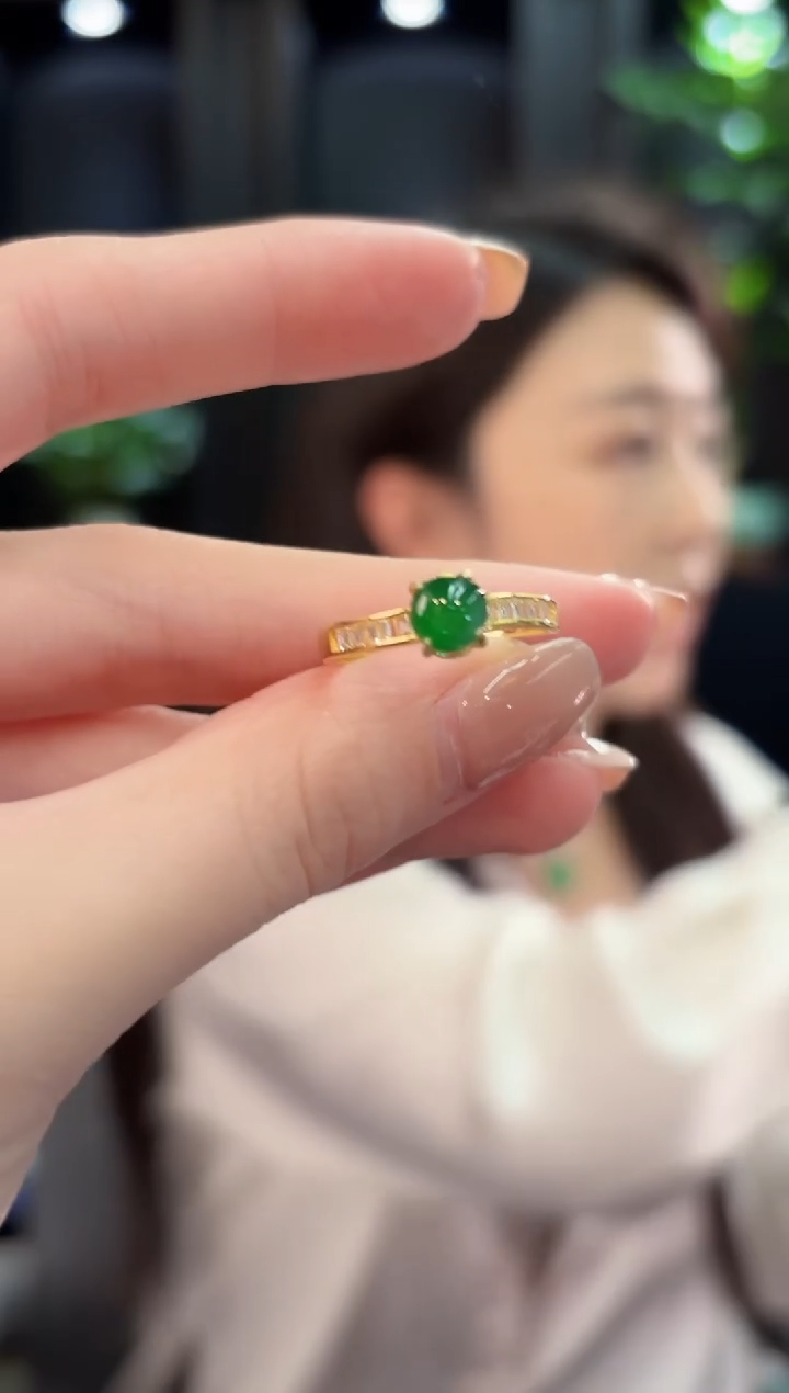 未镶嵌戒指翡翠  缅甸A货/支持复检/一件