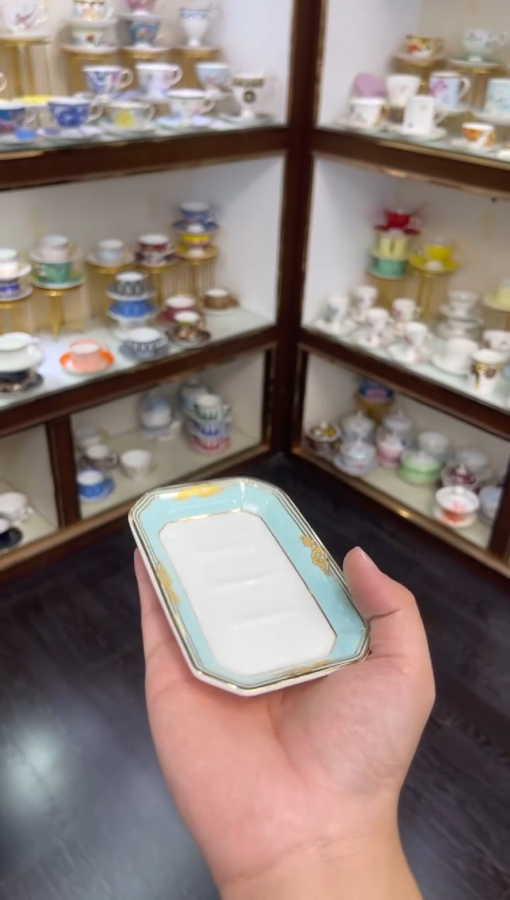 45%以上骨粉骨瓷肥皂碟