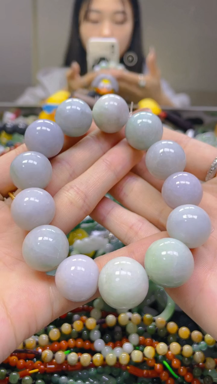 翡翠未镶嵌颈饰17MM/R/翡翠A货一图一物