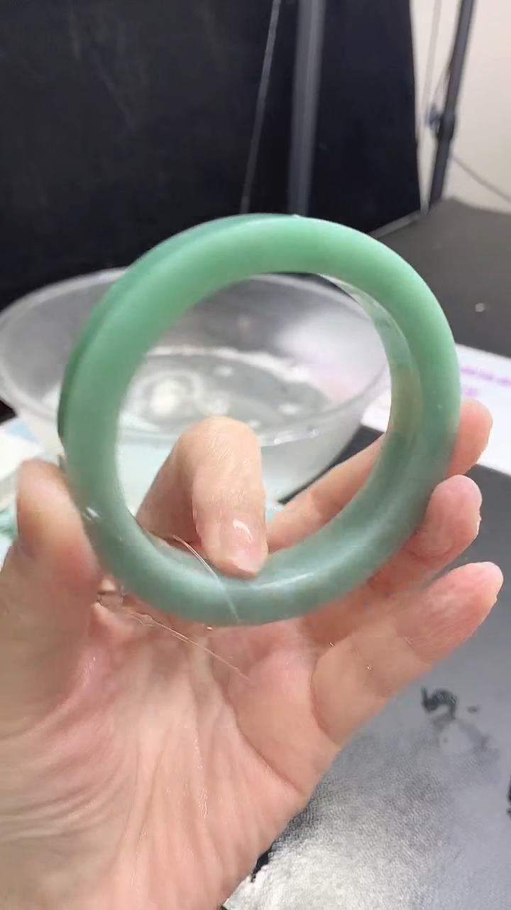 【闪购商品】定制翡翠手镯未镶嵌33 59-61正