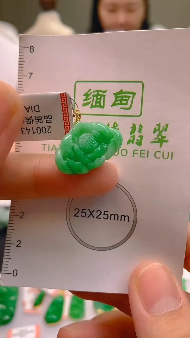翡翠18K金镶嵌颈饰24小时鉴赏期 超时不退不换