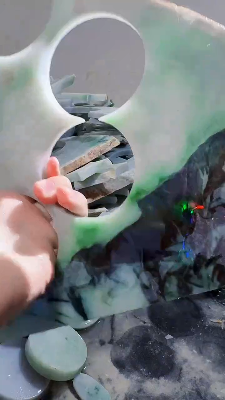 裸石翡翠缅甸翡翠A货文3992