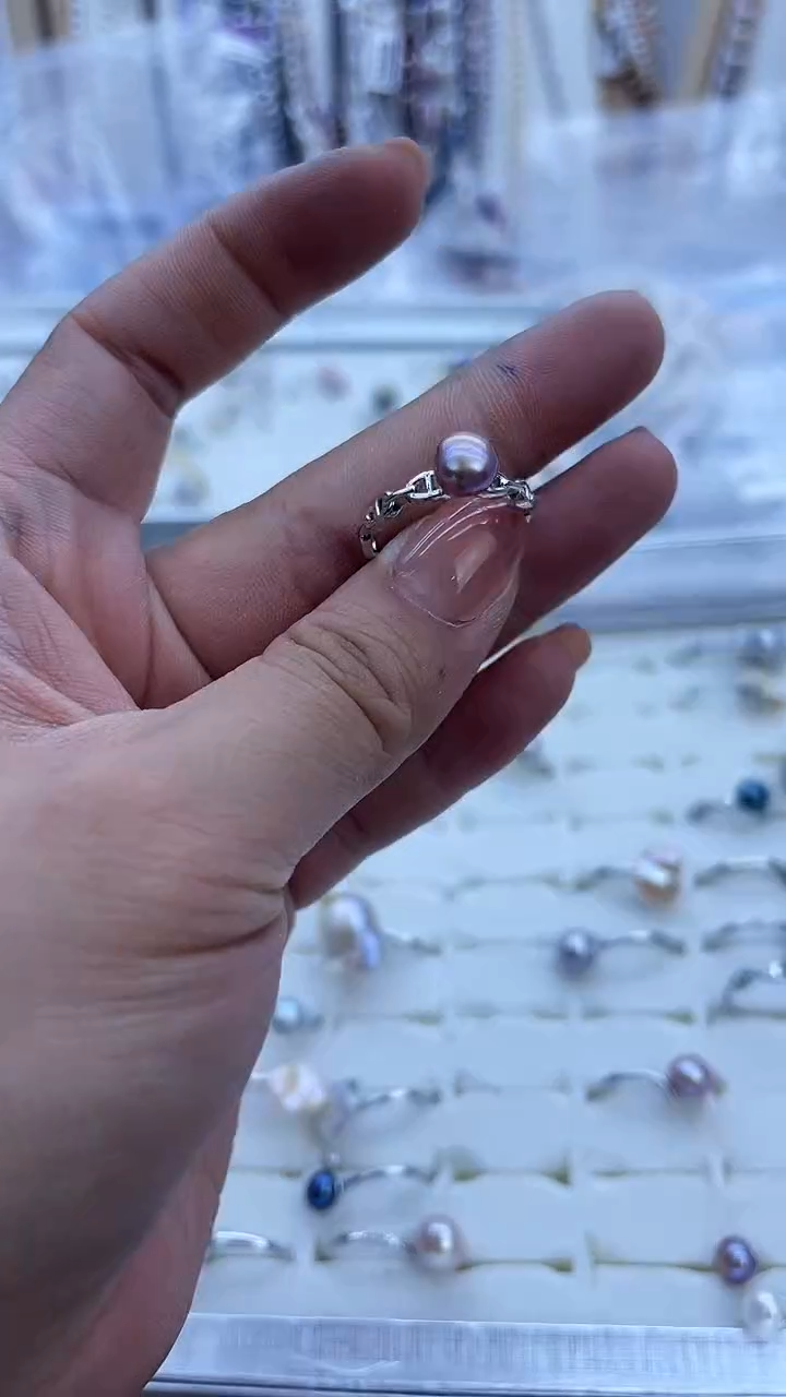 【闪购商品】淡水珍珠戒指未镶嵌4