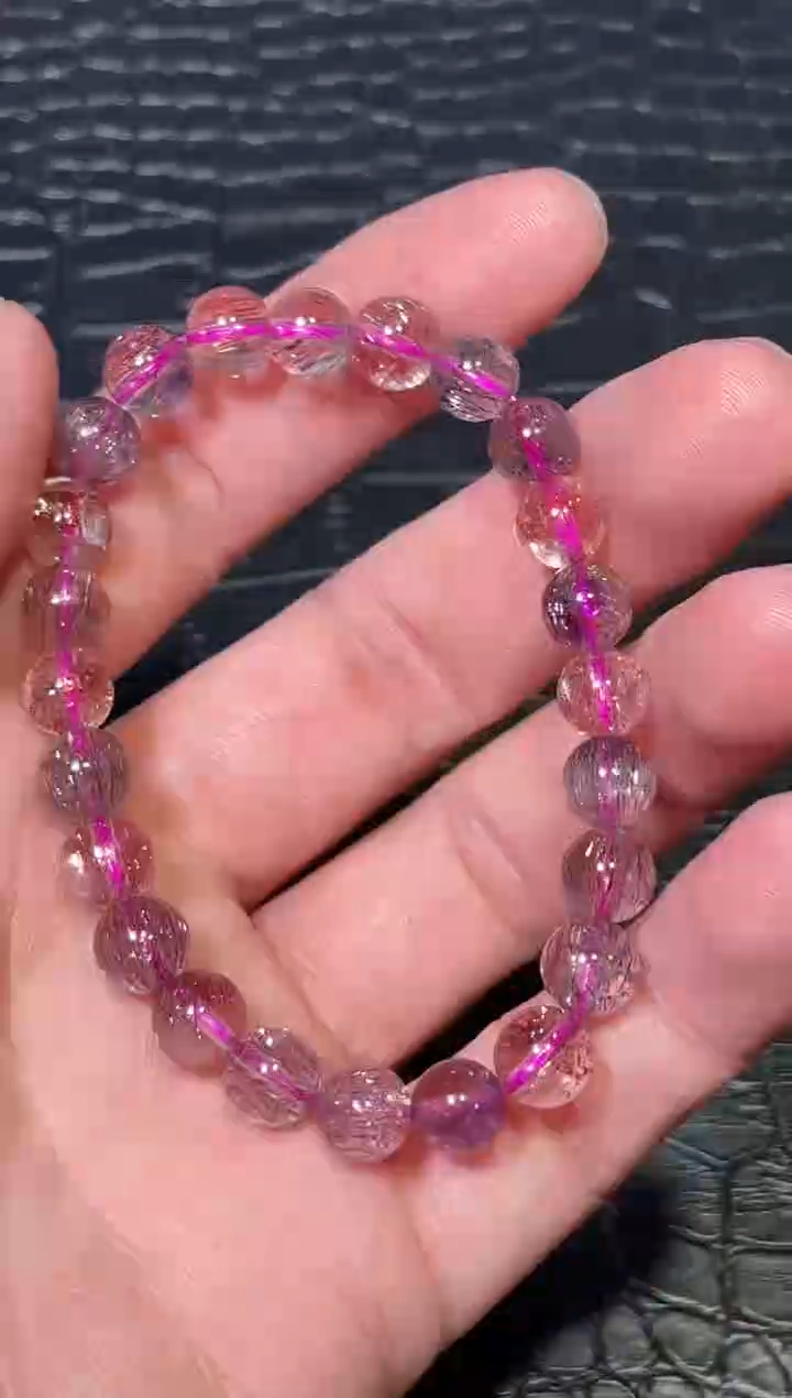 【闪购商品】水晶手链未镶嵌单圈超七A7.5