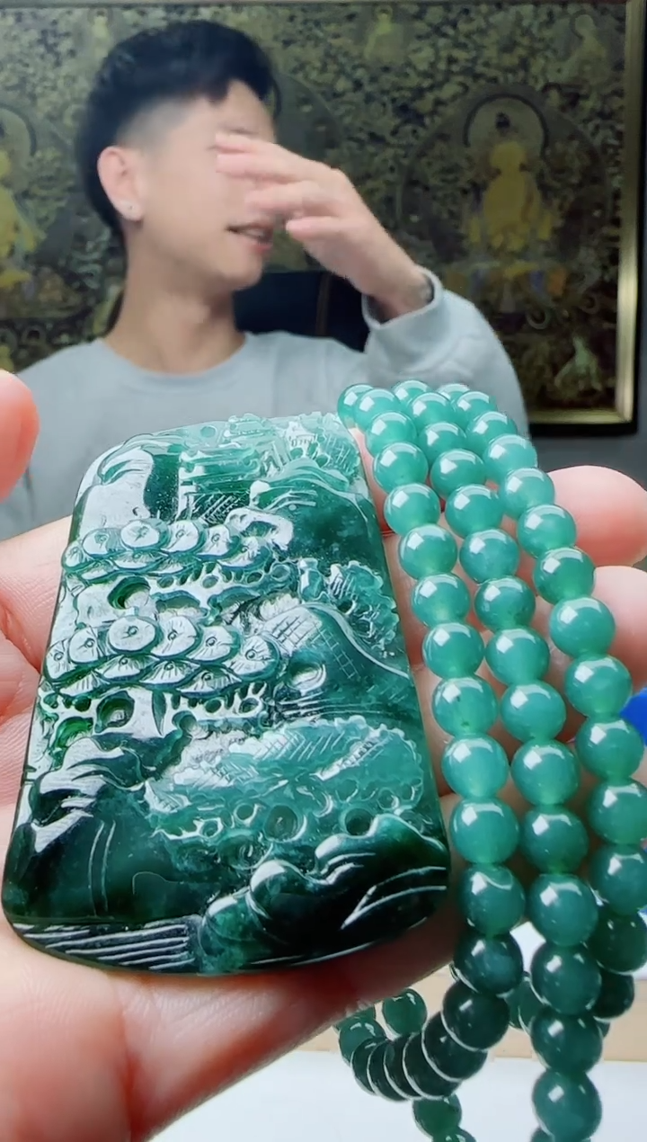 【闪购商品】翡翠颈饰未镶嵌111111111