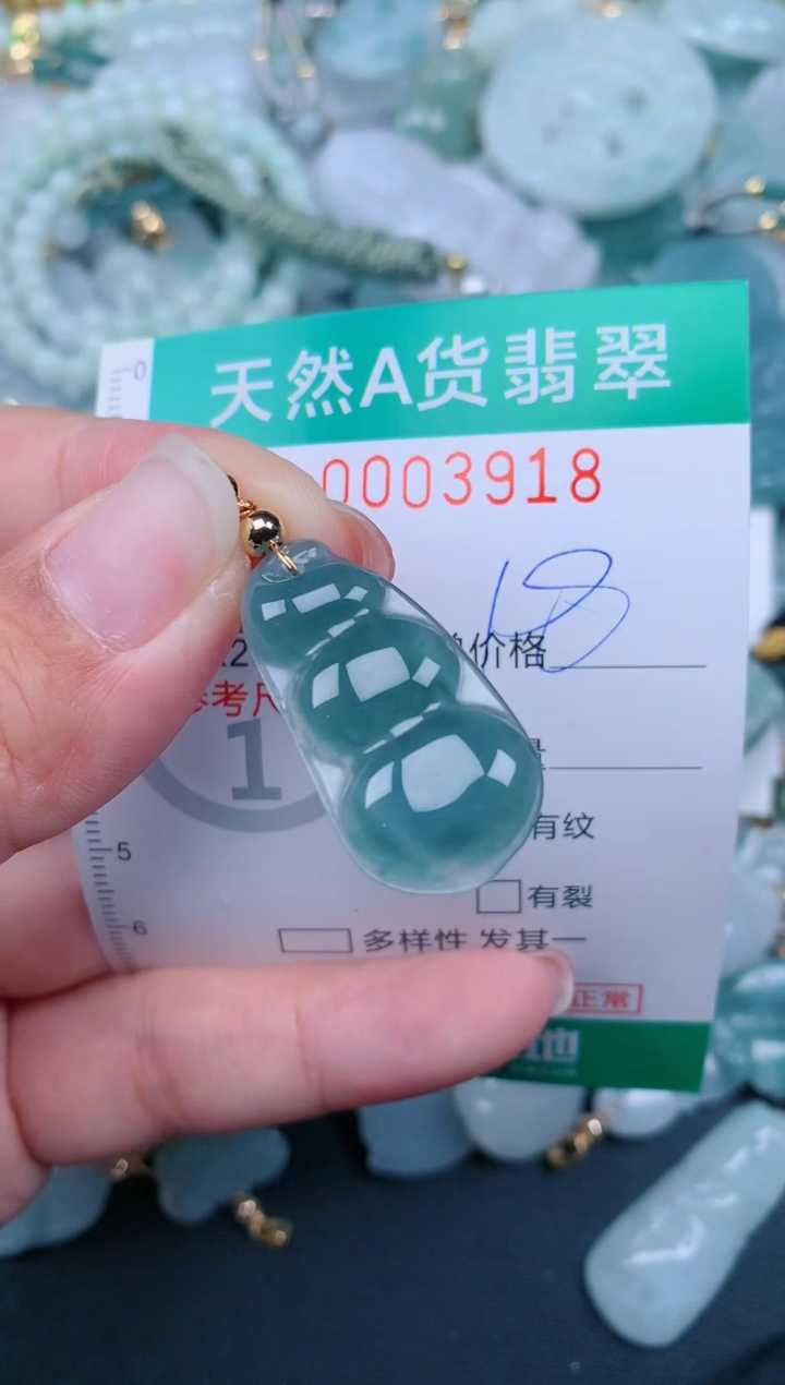 翡翠未镶嵌颈饰.0003918