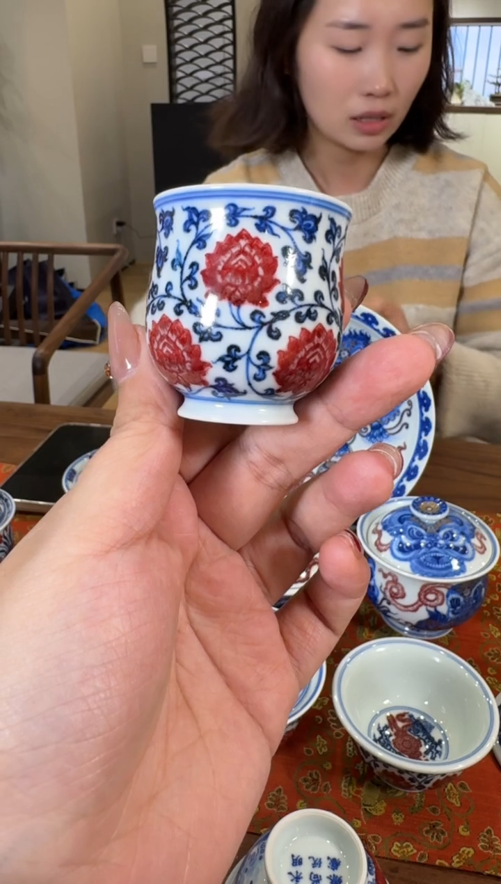 【闪购商品】杯永明尚玩缠枝小炉式杯