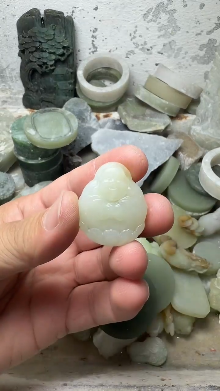 颈饰未镶嵌和田玉和田玉 佛 多样性发，拍一发一