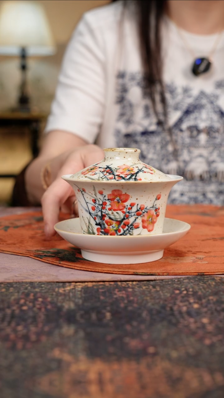 杯景德镇陶瓷杯碗柴烧多人