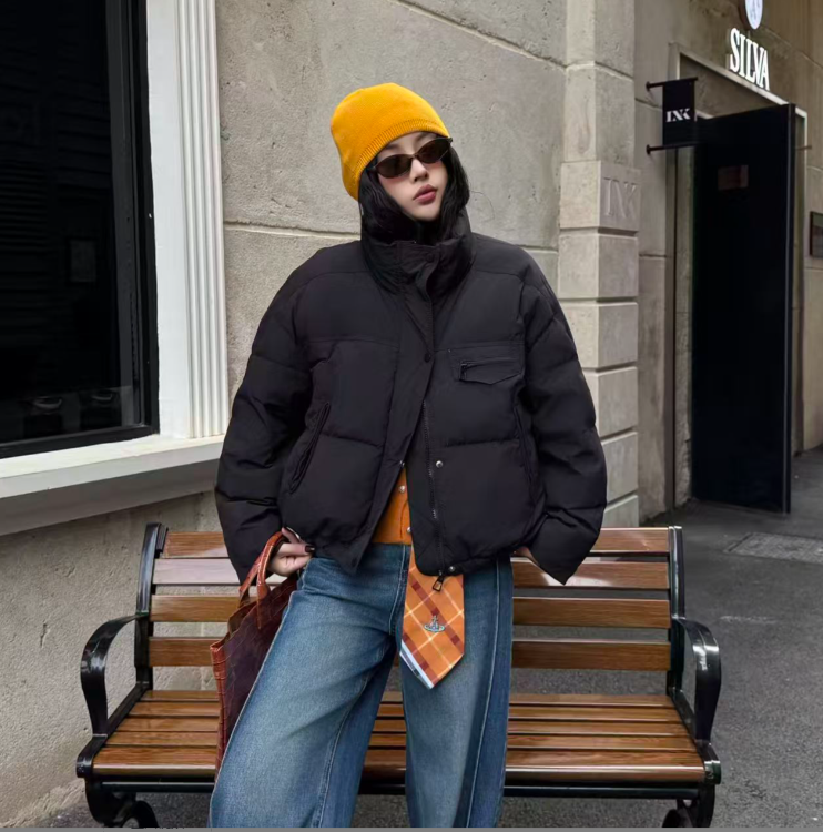 冬季新款莫斯风宽松休闲羽绒服 8606