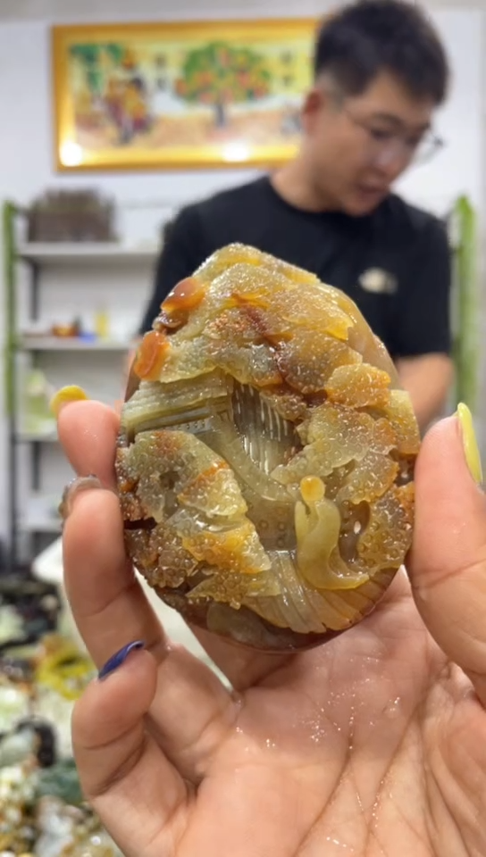 未镶嵌岫玉吊坠   