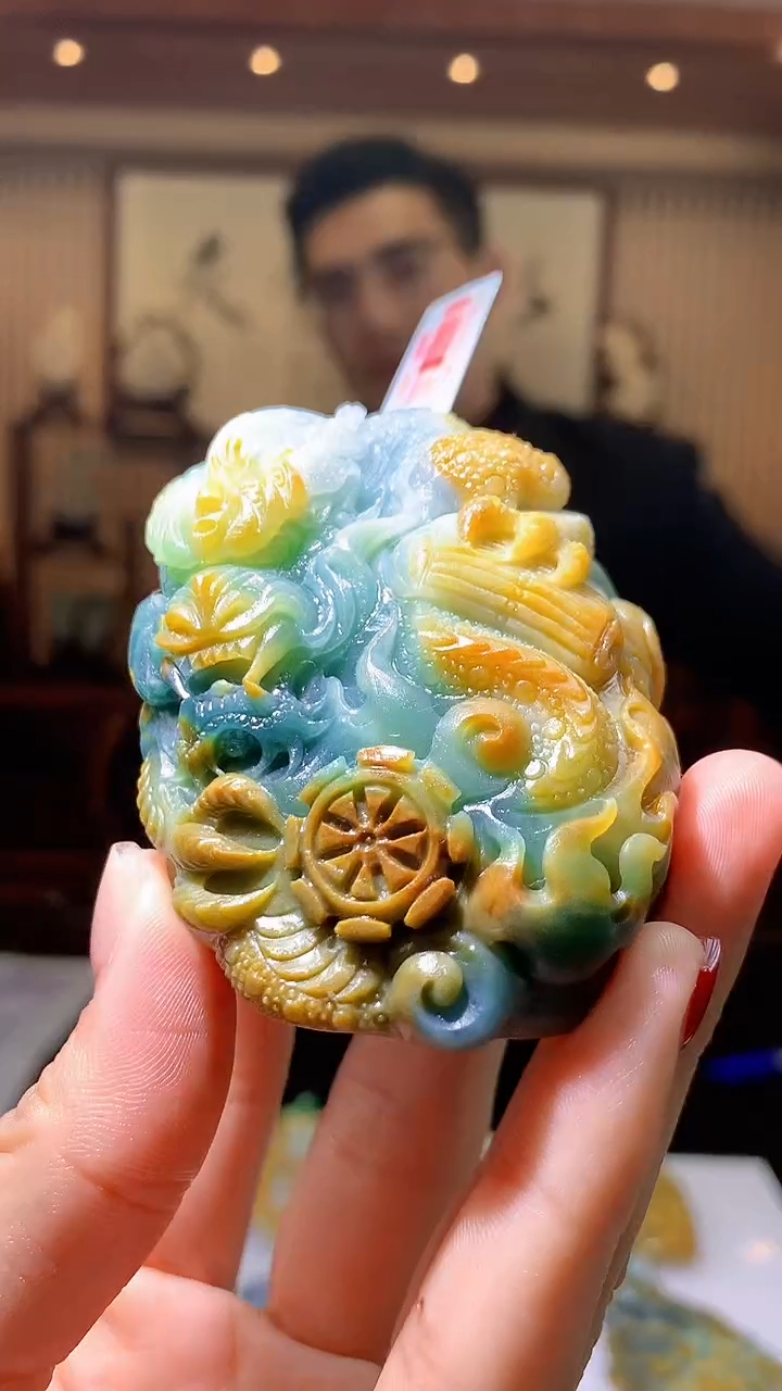 【闪购商品】定制翡翠未镶嵌1085hm-毛货挂件26