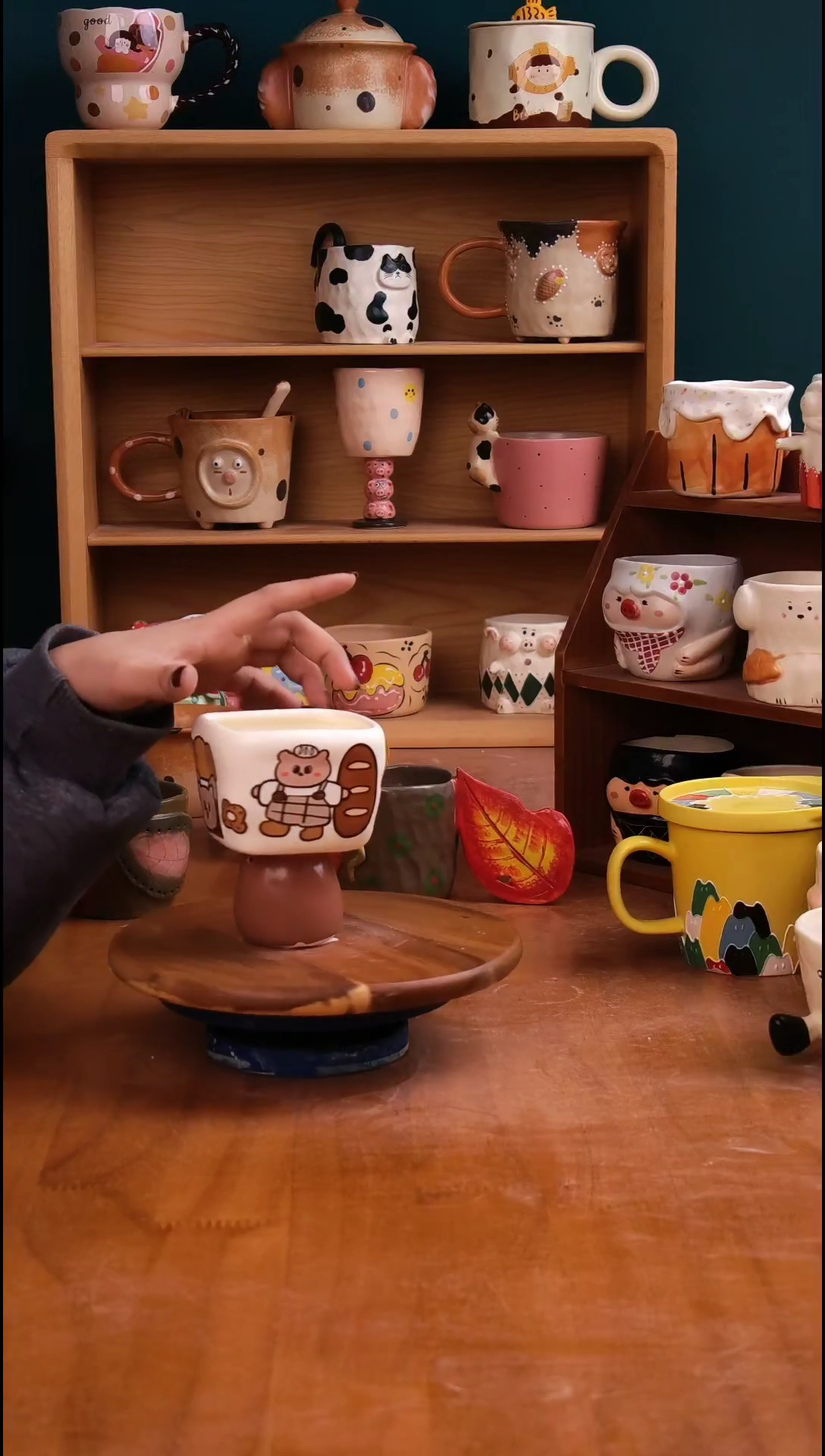 摆件陶景德镇原创手工陶瓷