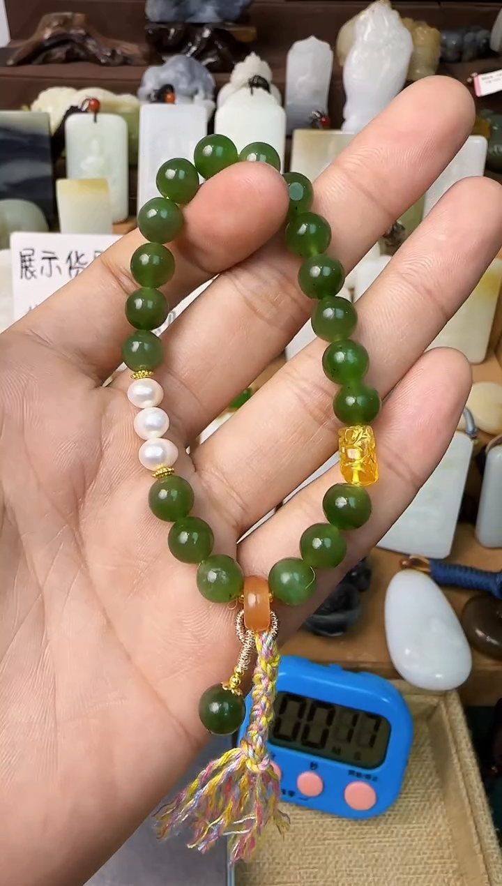 【闪购商品】和田玉颈饰未镶嵌手串