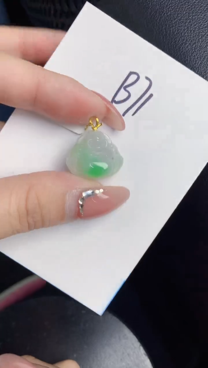 【闪购商品】翡翠颈饰18K金镶嵌000000000