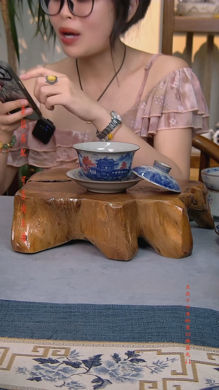 陶瓷茶具老陶泥开片纹 
