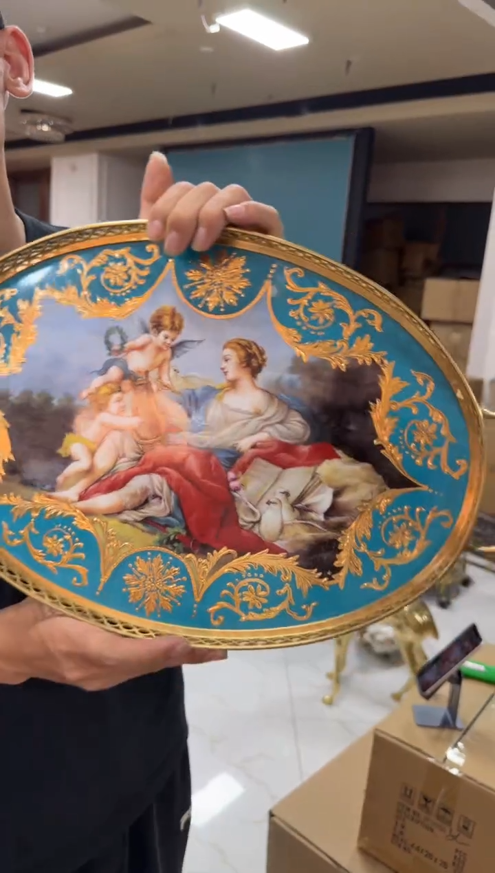 黄铜黛姿家居装饰品摆件  