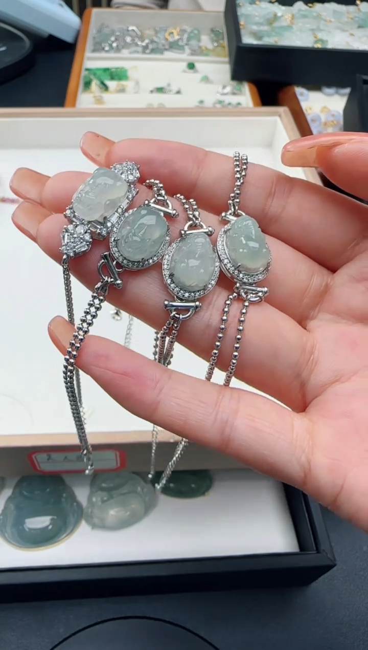 【闪购商品】翡翠颈饰银S925镶嵌多样性发一件TZG0118164