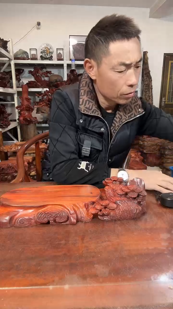 木?****?红木随形创意底座yyds