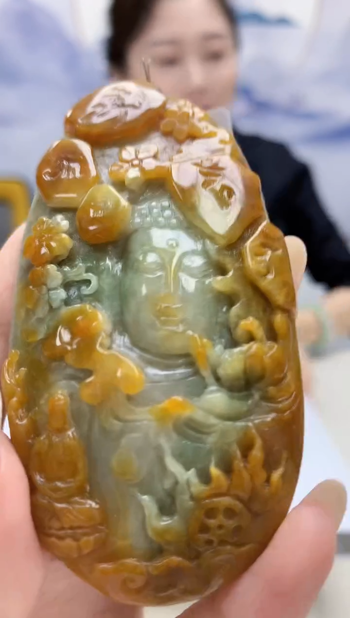 未镶嵌定制翡翠3099xx-毛货挂件96