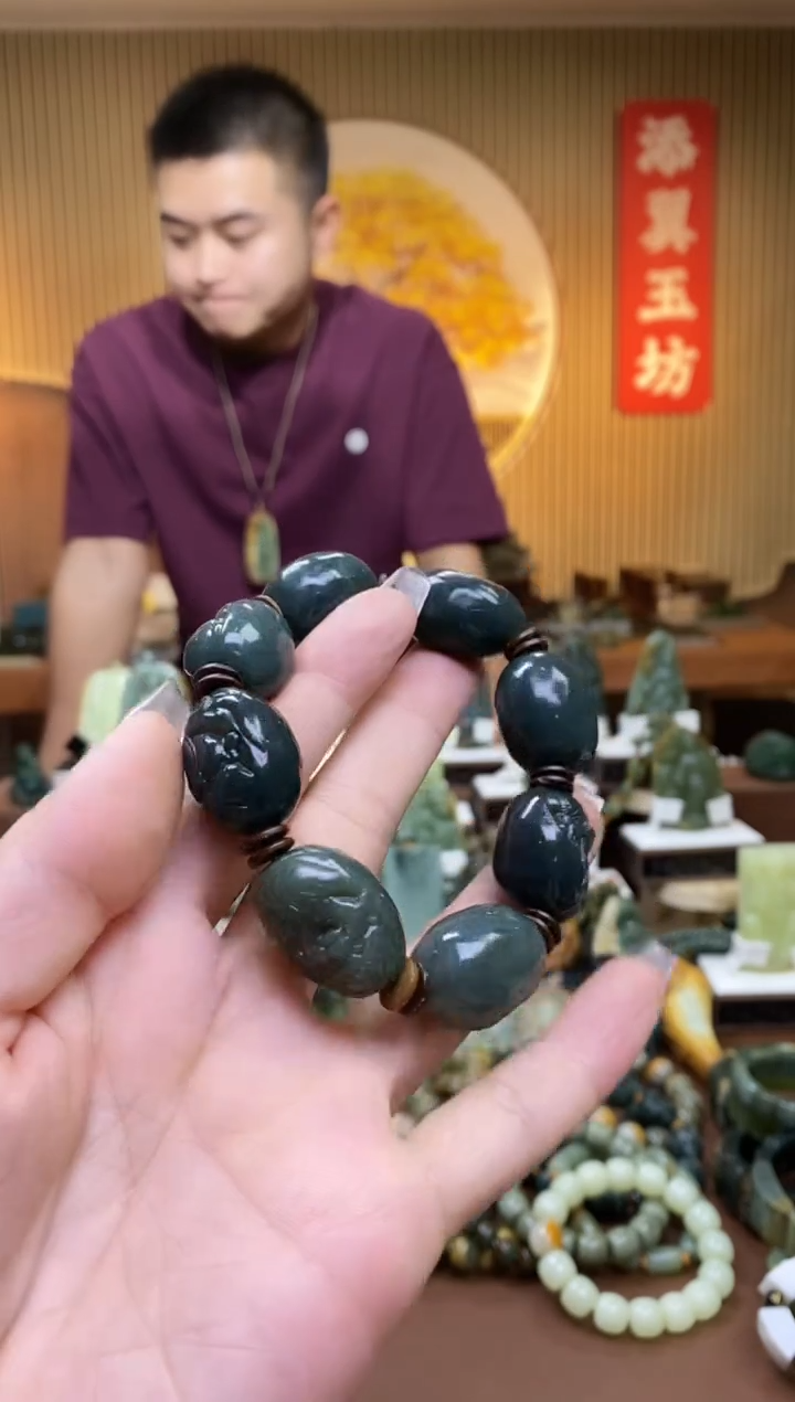 【闪购商品】和田玉手串未镶嵌多样性随机发一