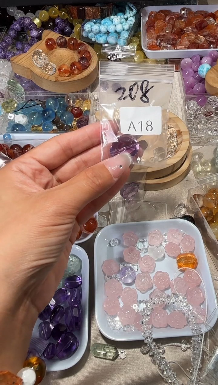 水晶手串未镶嵌佛****iA18巴西紫水随行拍4