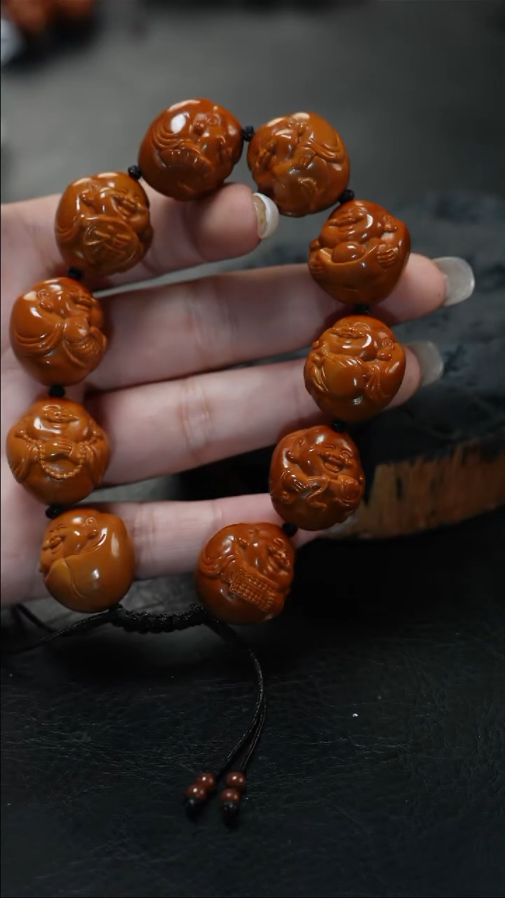 手串/手链橄榄核鱼子精品核文化