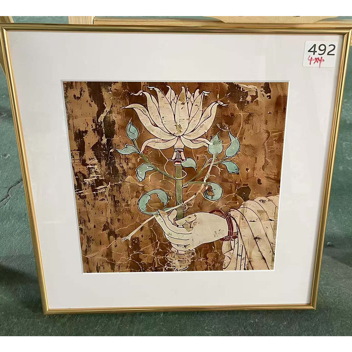 492--莲花装饰画