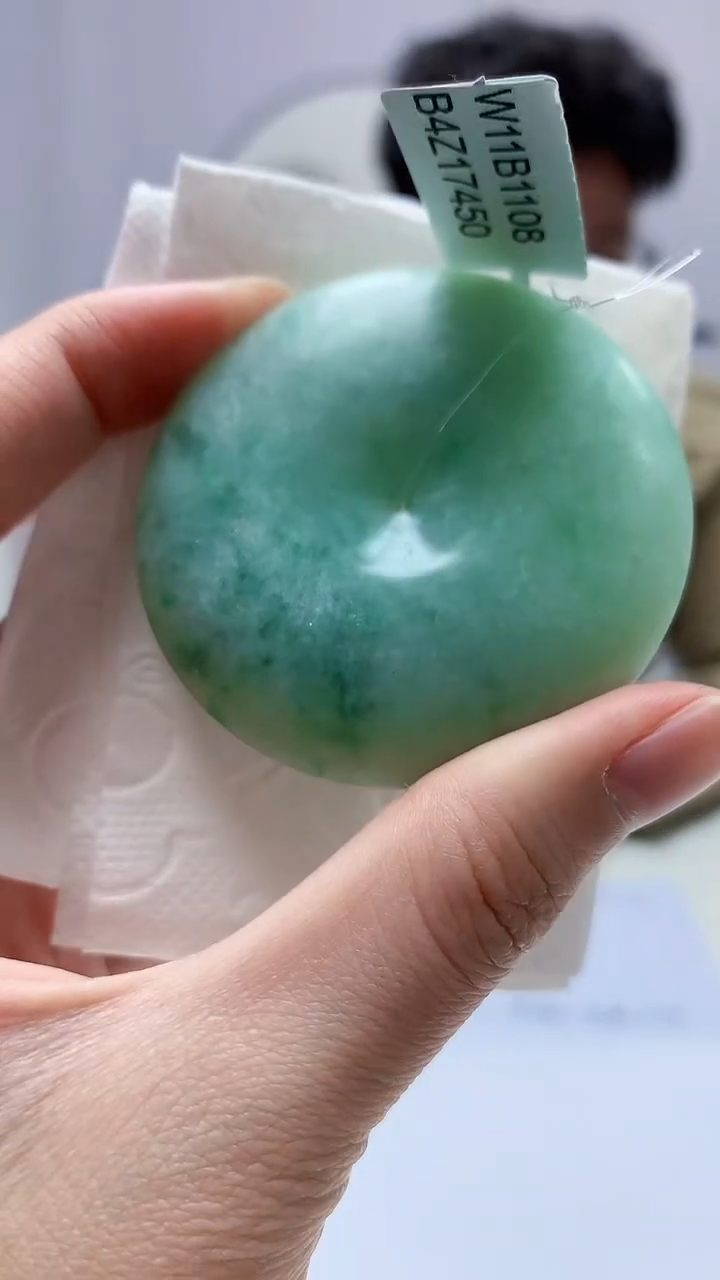 【闪购商品】定制翡翠未镶嵌4688zm-毛货挂件扣子28