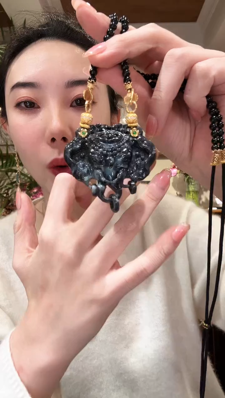 【闪购商品】翡翠颈饰未镶嵌国风