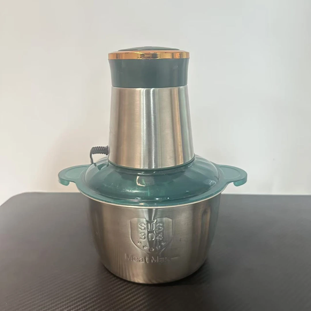 2L小型大容量 家用多功能绞肉机碎菜机打馅神器易清洗狼2随机款式