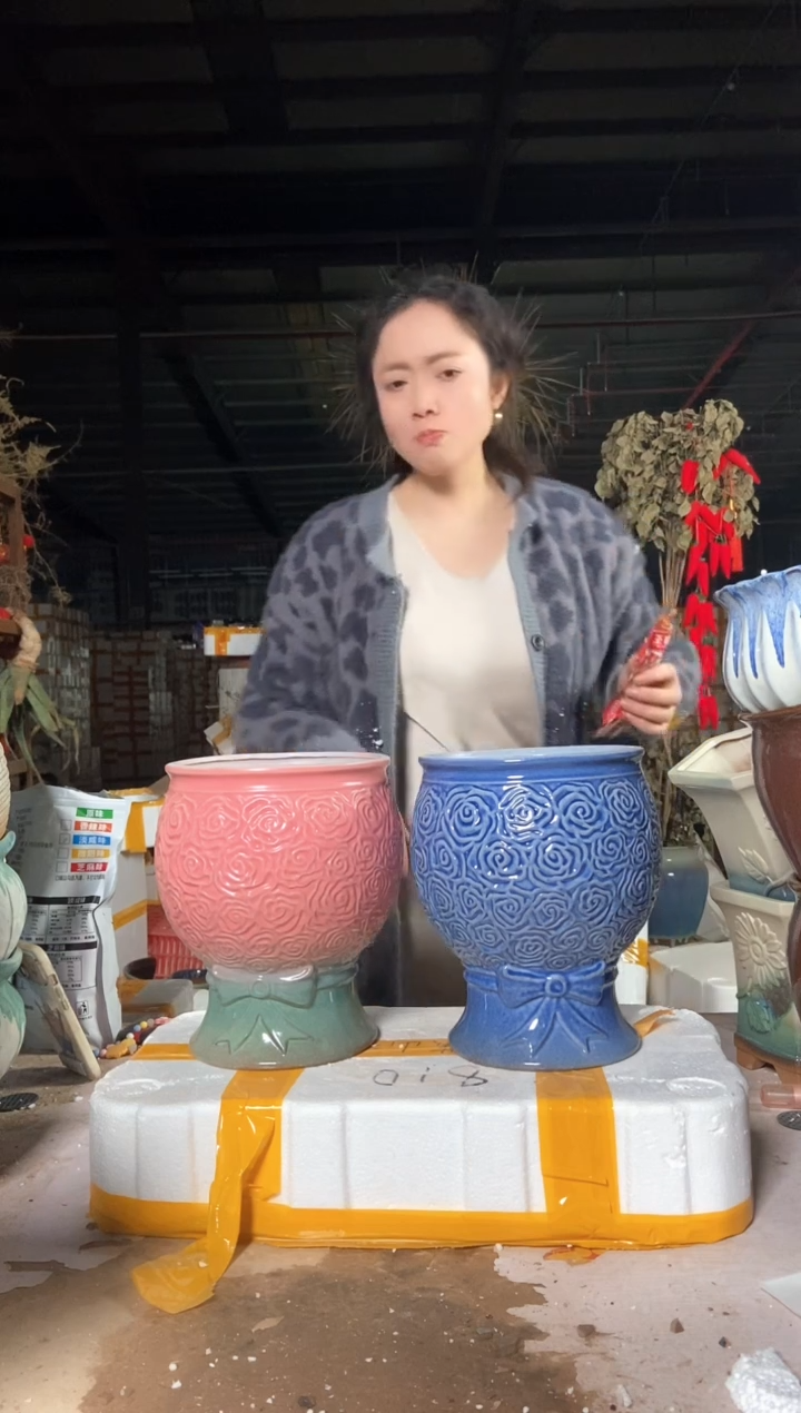 宜兴紫砂粗陶花盆18/24