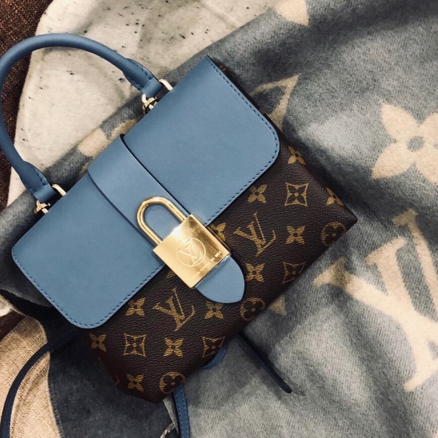 95新 LouisVuitton/路易威登 8098|LV锁头斜挎包|路易威登