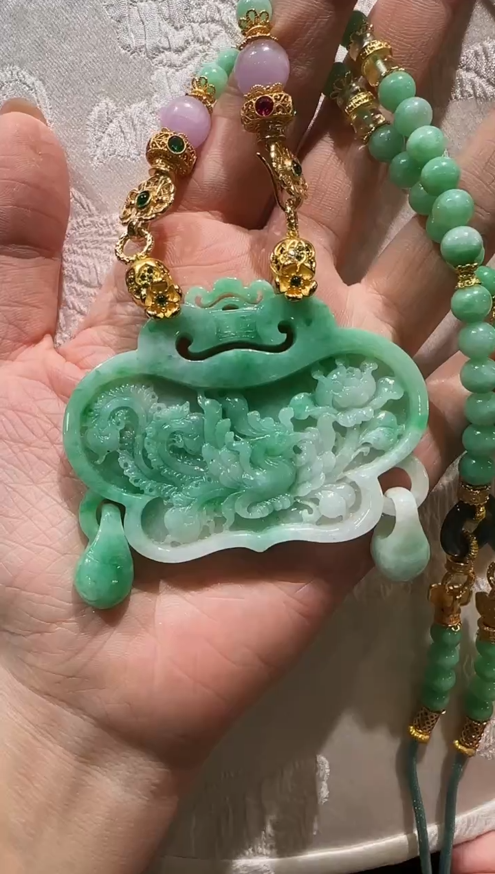 【闪购商品】翡翠颈饰未镶嵌国风