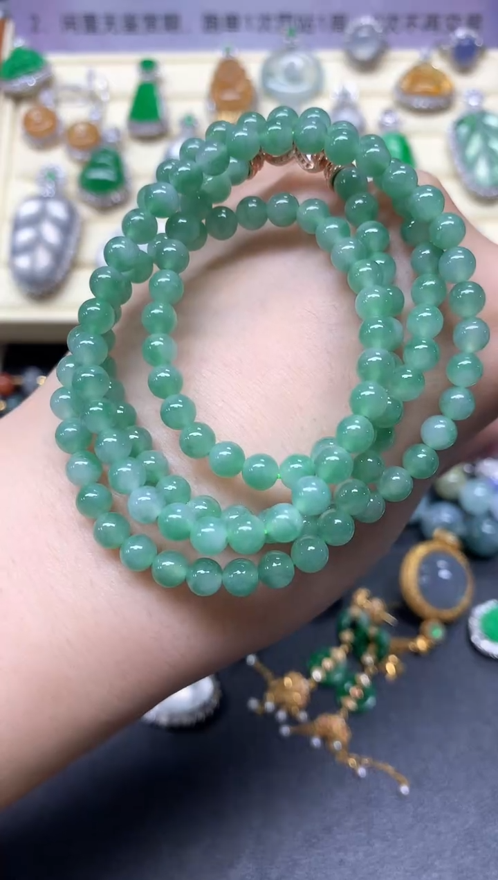 【闪购商品】翡翠项链未镶嵌珠链|1500+150 