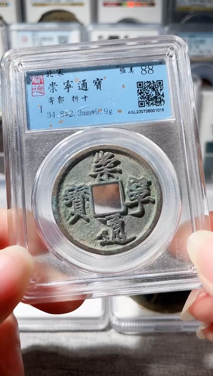 【闪购商品】铜3崇宁通宝 寄郭，，