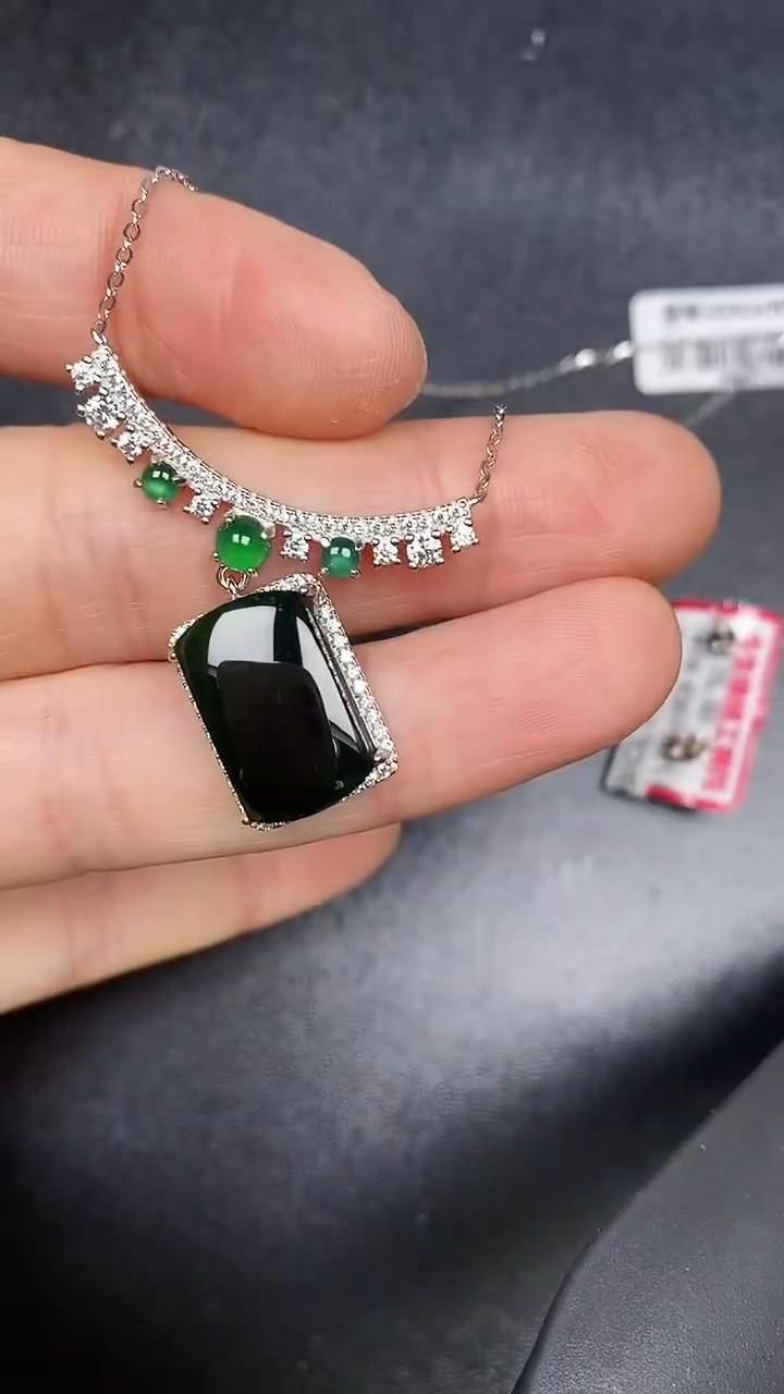 银S925镶嵌戒指翡翠3150