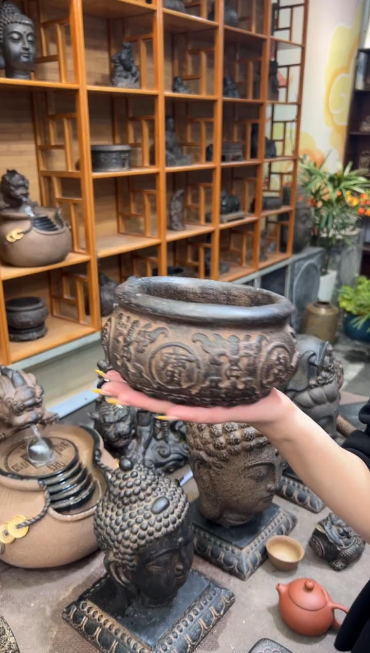 陶土【火山泥】聚宝盆