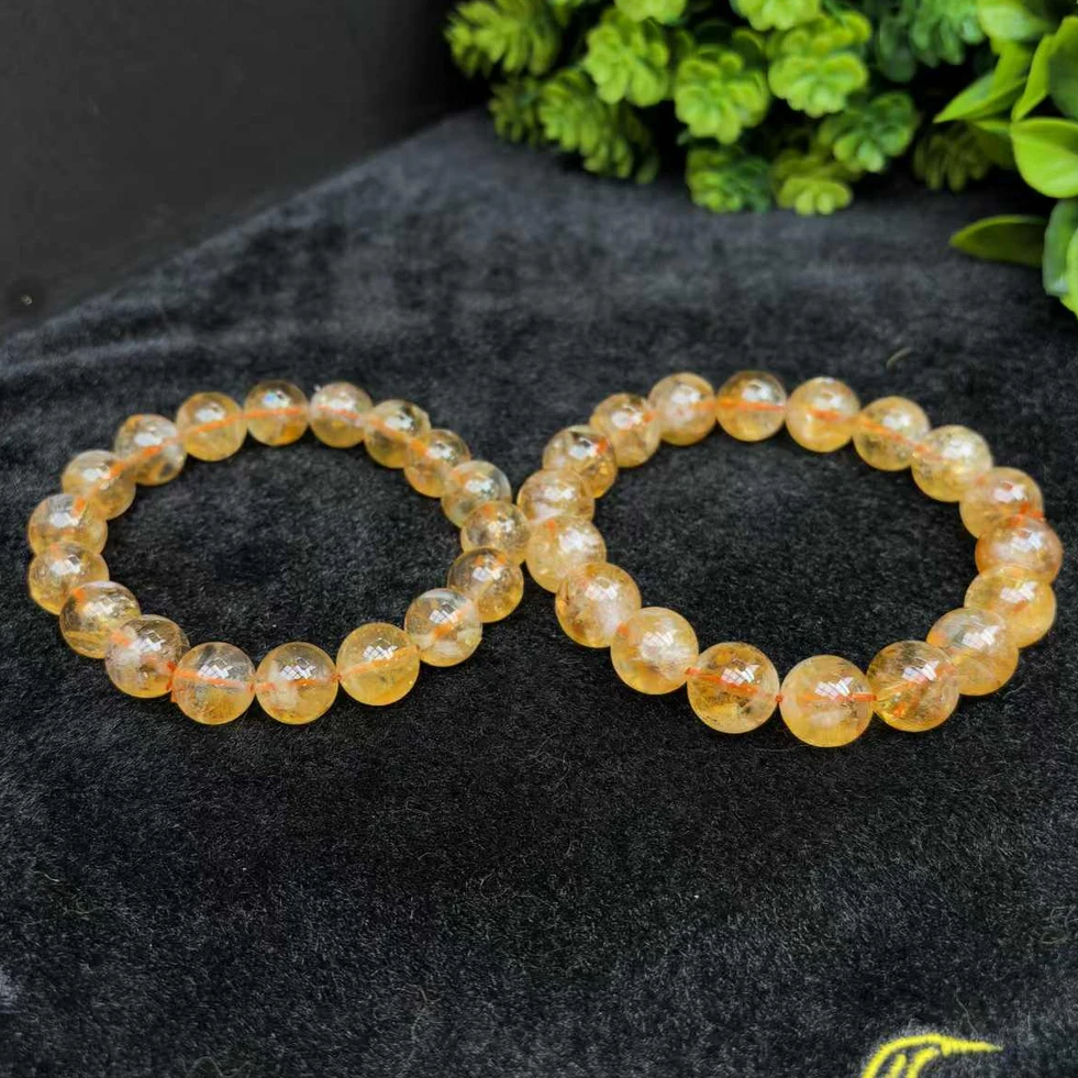 C3499【东齐珠宝】极光47金丝水晶手串-多样性发货只发一件