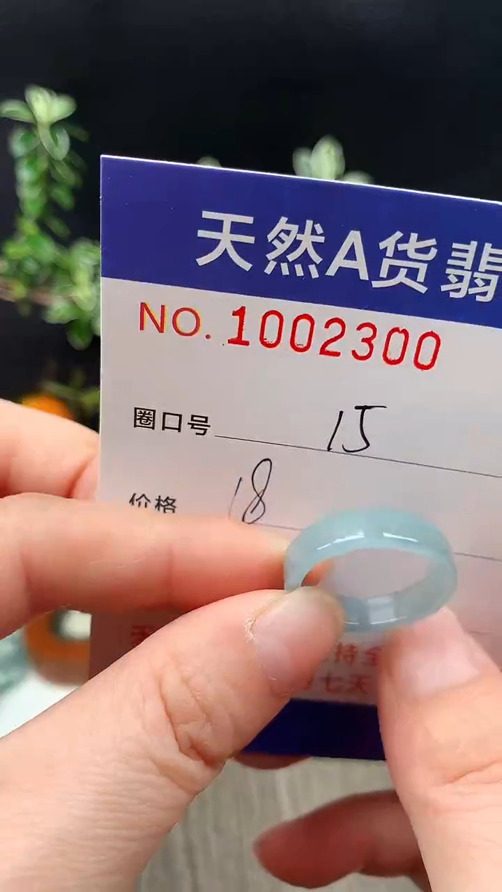 未镶嵌戒指翡翠15#