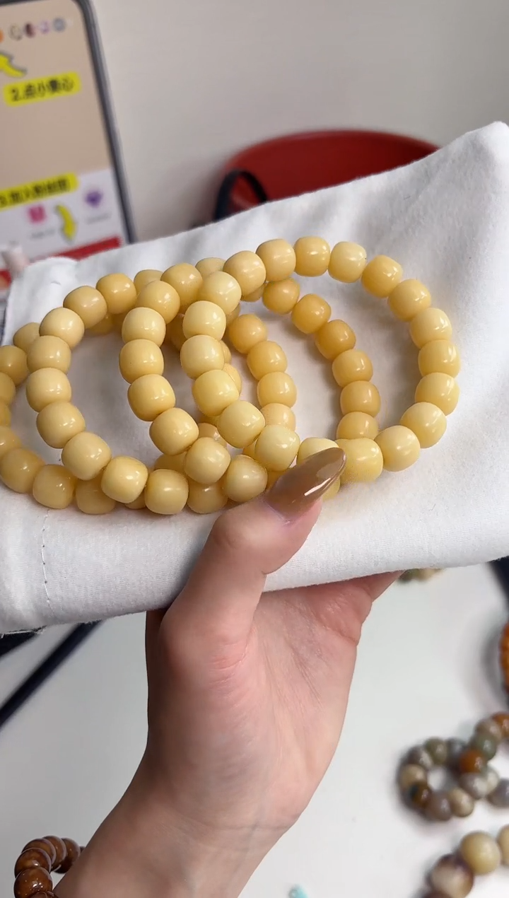 手串菩提根/象牙果沐a33二舅干磨桶珠10*11mm手串