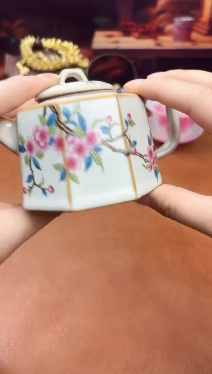 陶瓷茶具摆件旅行套组