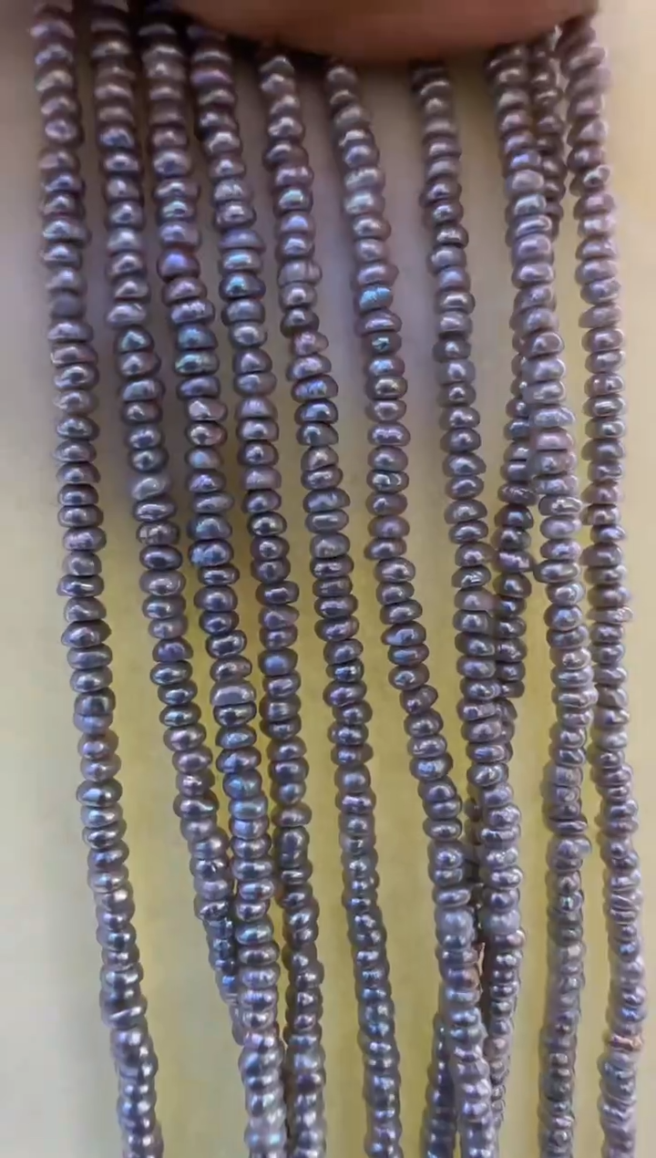 【闪购商品】淡水珍珠项链银S925镶嵌799