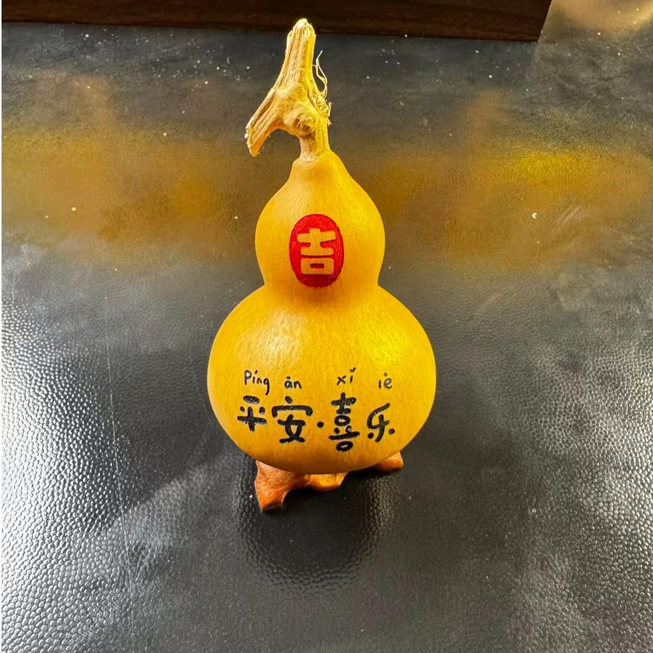 雕刻葫芦文玩手把件 摆件