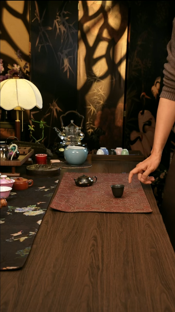 香云纱      茶席