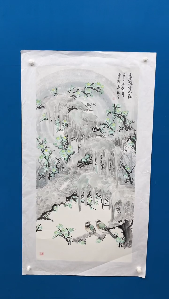 【闪购商品】国画张-四尺雪景/无框/W