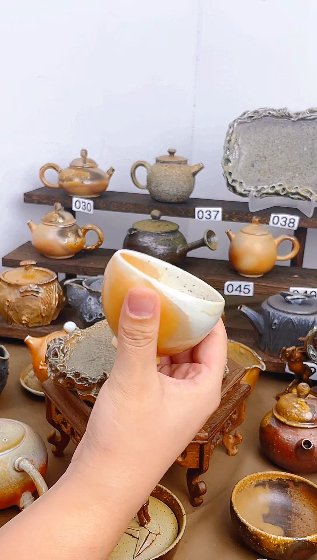 纯手工柴烧主人杯