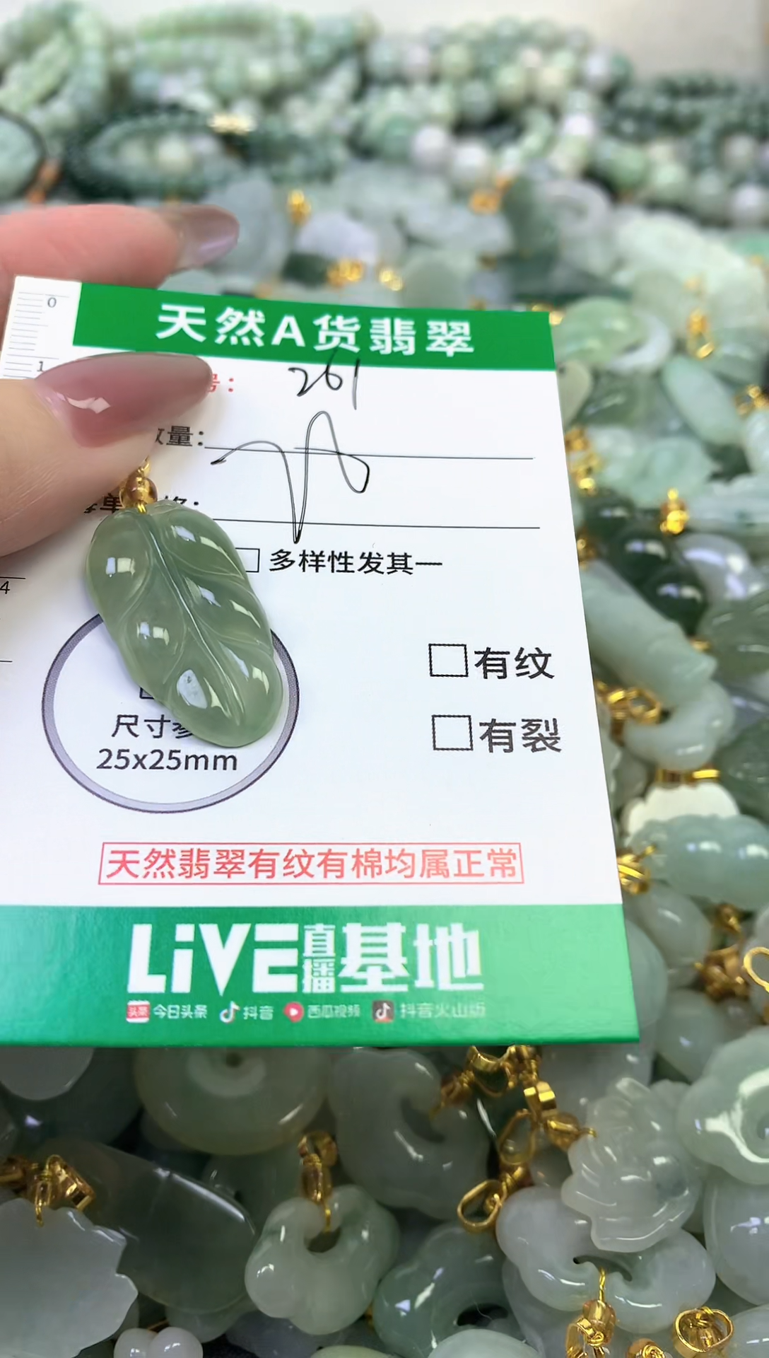 颈饰未镶嵌翡翠纯天然缅甸A货翡翠